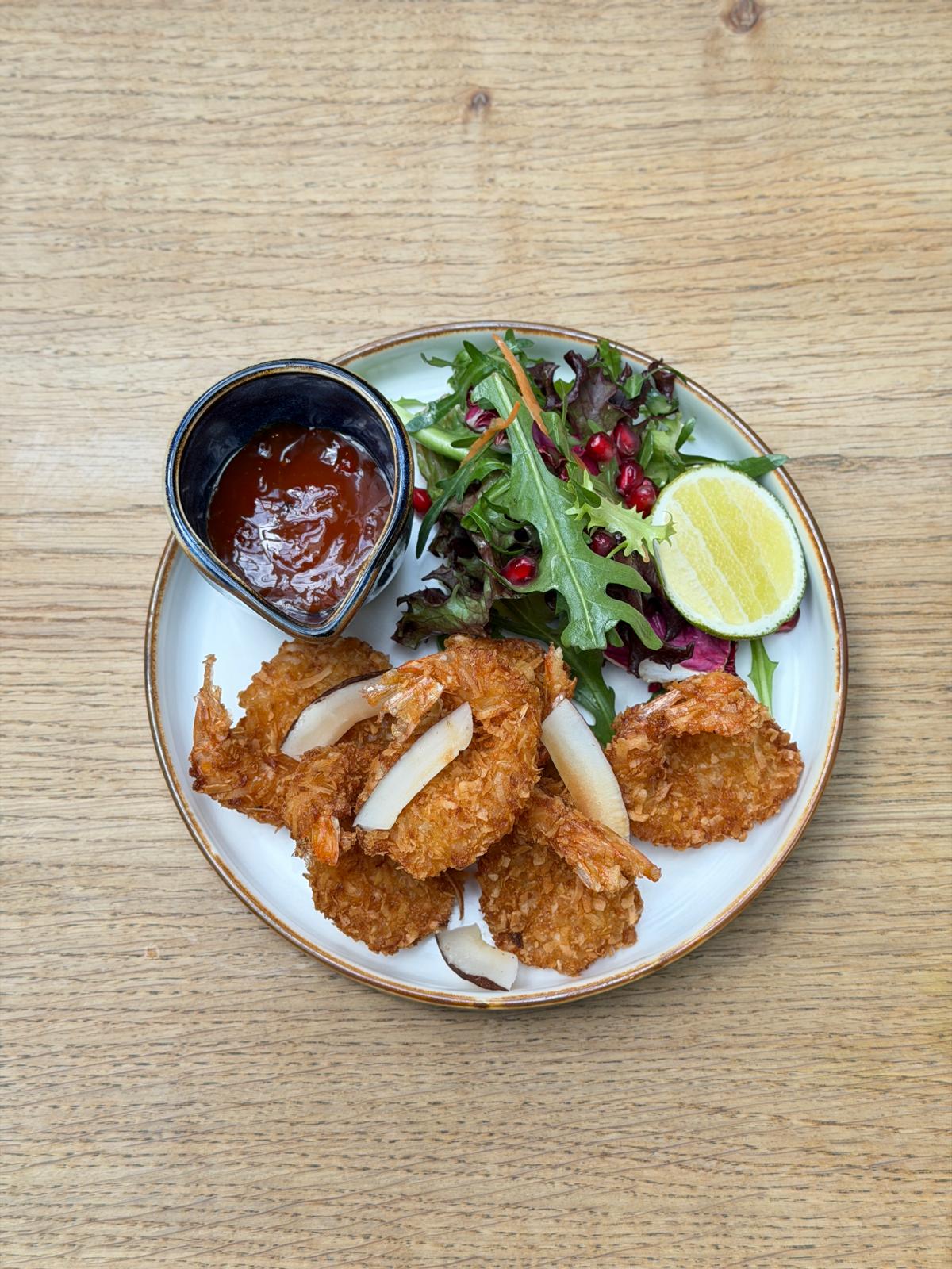 Fried Coconut Prawns (S) (Glu)